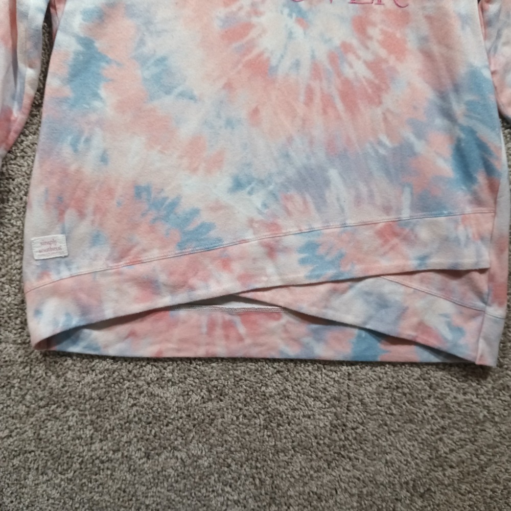 Simply Southern Swirl Tie-dye Dog Lover Crew Neck Shirt. Large. - Picture 4 of 5